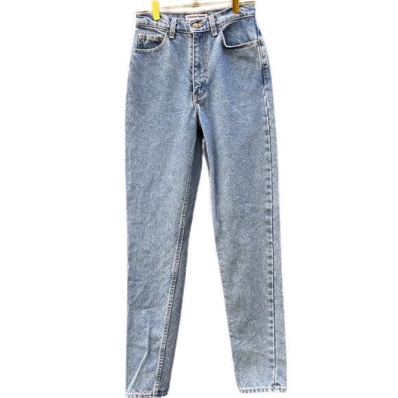 American Apparel Denim - AMERICAN APPAREL HIGH WAISTED LIGHT BLUE DENIM 24” WAIST